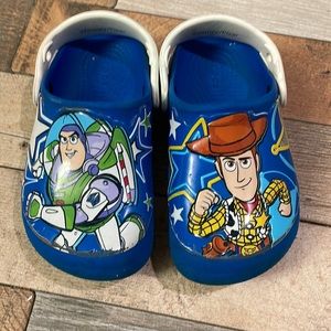 Toy Story Buzz and Woody Crocs